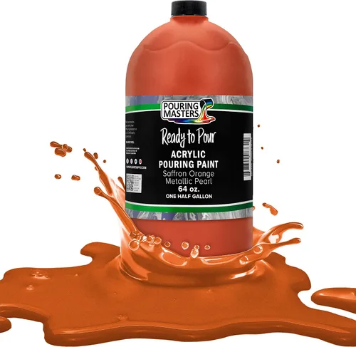 Miniatura 36 de Pouring Masters Royal Blue Metallic Pearl - Pintura acrílica para verter lista para verter – Pintura acrílica líquida premezclada de 32 onzas