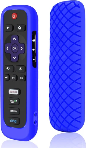 Miniatura 13 de Funda para mando a distancia Roku, cubierta de batería para TCL Smart TV Steaming Stick, funda protectora de silicona para control remoto universal