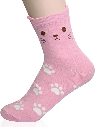 Miniatura 4 de DOBIKULU Calcetines de animales lindos para mujer, calcetines de perro y gato, novedosos calcetines divertidos, regalos de animales para mujeres