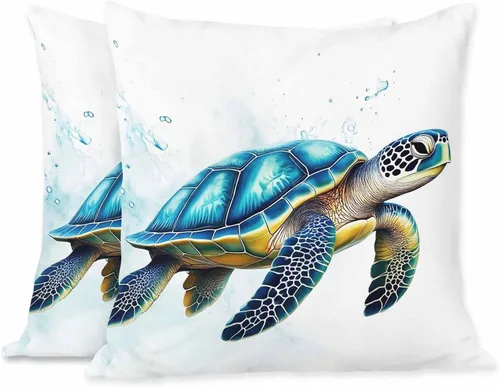 Miniatura 18 de Juego de 2 fundas de almohada cuadradas decorativas para sofá y cama, para hombres y mujeres, 18 x 18 pulgadas, diseño de gatitos lindos color negro