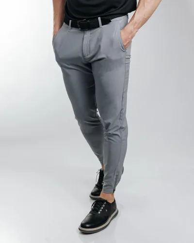 Miniatura 5 de Primo Pantalón deportivo de golf, ligero elástico en cuatro direcciones, 4 bolsillos, cintura interior de gel, tobillos con cremallera elástica