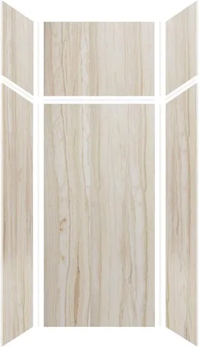 Miniatura 67 de Transolid EWKX483696-41 Expressions - Kit de pared de ducha de 6 paneles con extensión, 36 pulgadas de largo x 48 pulgadas de ancho x 96 pulgadas