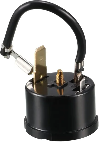 Miniatura 5 de uxcell Relé de arranque del refrigerador 33 ohmios 3 pines + protector de sobrecarga térmica del compresor