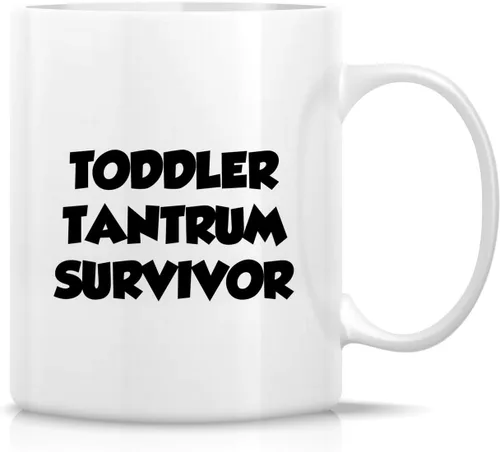 Miniatura 7 de Retreez - Taza divertida con texto en inglés "Mum Well Done I'm Awesome", 325 ml, tazas de café de cerámica, mensaje divertido, sarcástico