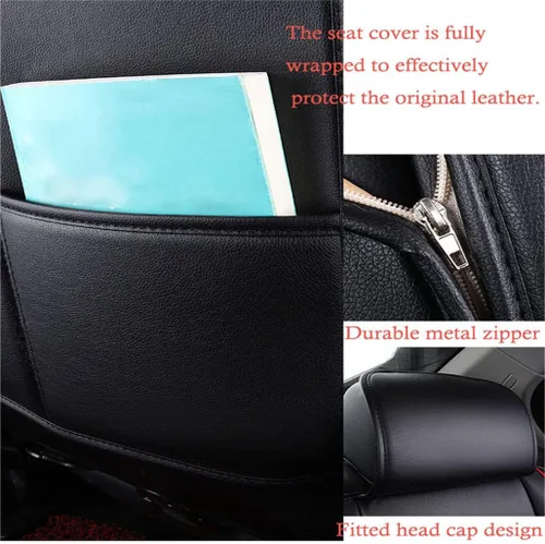 Miniatura 7 de Fundas de asiento de automóvil de lujo para BMW X1, X3, X4, X5, X6 (vehículos 2014), protectores de asiento delantero y trasero, cojín de asiento