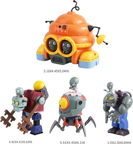 Miniatura 2 de ROLOSO Plantas y Zombis - Figuras de Juguetes vs Lanzaguisantes - Favores de Fiesta, Decoraciones de Cumpleaños, Suministros, Juego de Peluche Serie