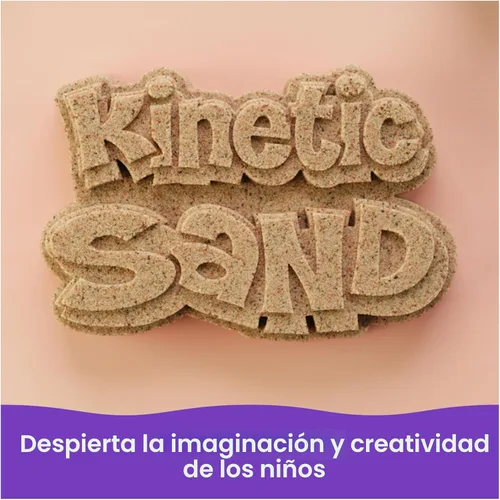 Miniatura 5 de Kinetic Sand, Arena de juego de playa de 3.25 libras, exclusiva de Amazon, bolsa resellable (el embalaje puede variar), juguetes sensoriales, Marrón