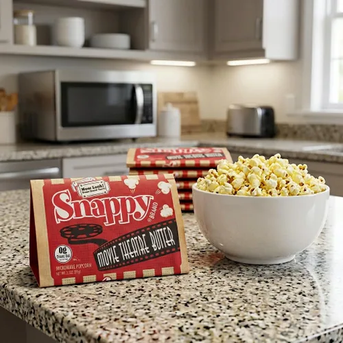 Miniatura 3 de Snappy Palomitas de maíz para microondas con mantequilla para cine y cine, 3.5 onzas, paquete de 48