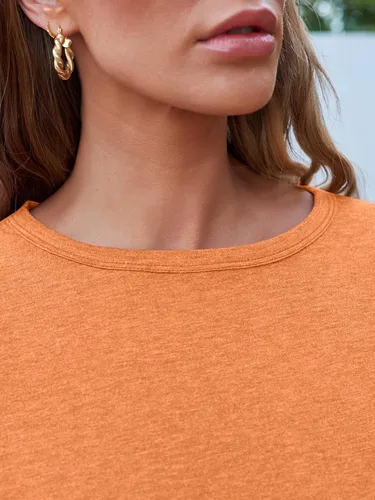 Miniatura 5 de AUTOMET Womens Long Sleeve Round Neck Shirts Basic Tee