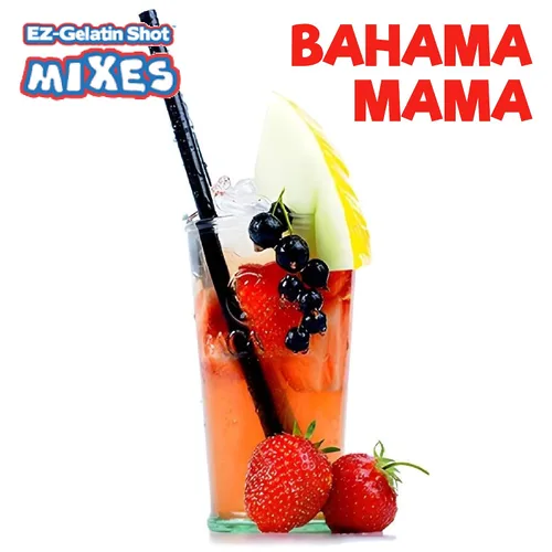 Miniatura 2 de Bahama Mama Jello Shot Mix 6.78 oz – Mezcla de gelatina premium sin gluten para shots de gelatina sabrosos – Mezcla de gelatina en polvo EZ fácil