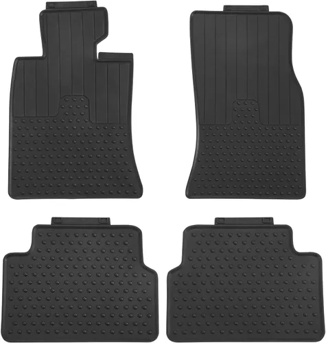 Miniatura 14 de Tapetes para el piso del auto a medida para Mini Cooper Countryman F60 2017-2024, de goma negra, protección para todo tipo de clima, revestimiento
