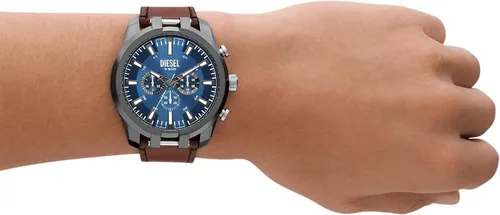 Miniatura 5 de Diesel Reloj de cuarzo cronógrafo de acero inoxidable dividido para hombre