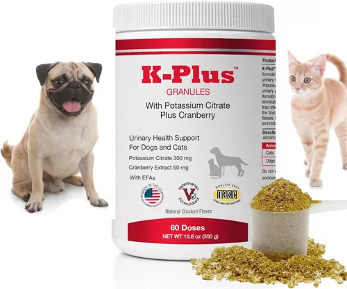 Miniatura 15 de K-Plus - Gel renal de gluconato de potasio más arándano y EPA para perros y gatos, suplemento renal aprobado por veterinarios, apoya el equilibrio