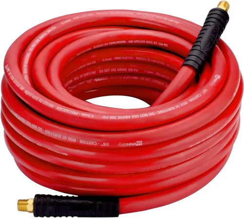 Miniatura 6 de Manguera del compresor de aire, Material de caucho EPDM, Resistencia al aceite, Resistencia al ozono, 3/8 pulgadas × 25 pies, Restrictores de curva