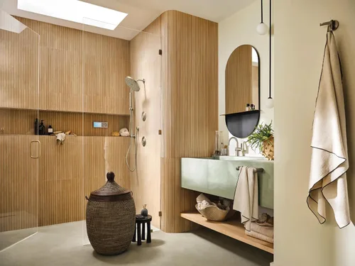 Miniatura 6 de Moen 3887EPBN - Ducha de mano moderna de rendimiento ecológico con barra deslizante de 30 pulgadas y manguera de metal de 69 pulgadas, níquel