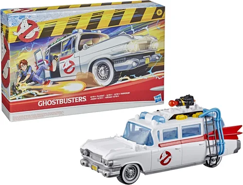 Miniatura 5 de Ghostbusters 2021 Juego de la película Ecto-1 con accesorios para niños de 4 años en adelante, Automóvil nuevo, gran regalo para niños
