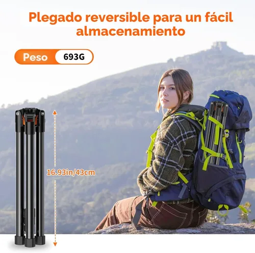 Miniatura 7 de XXZU Trípode de pie de 72 pulgadas para tablet, soporte para tablet con cabeza de bola de 360°, soporte de piso ajustable en altura con funda