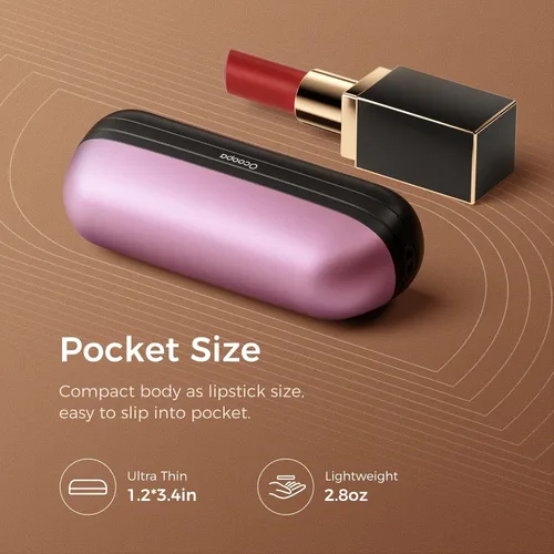 Miniatura 2 de OCOOPA 2 in 1 Magnetic Rechargeable Hand Warmers, UT2s Mini Electric Handwarmers 2 Pack, Split USB-C, Reusable Portable Pocket Heater, Raynauds