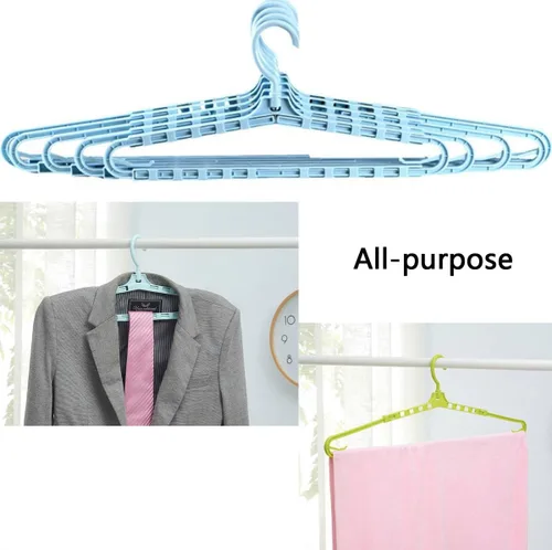Miniatura 7 de Perchas extra grandes y resistentes para ropa de secado grandes, hombros ajustables de 16.4 a 27.2 pulgadas, para polos anchos, cárdigans, colchas
