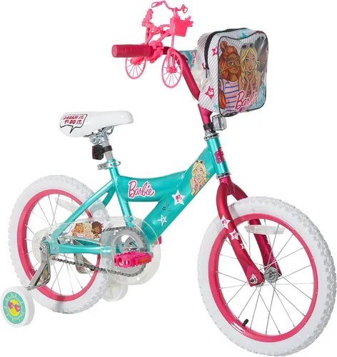 Miniatura 12 de Dynacraft Barbie 12, 16, 18-inch Girls' Bike for Kids Ages 3-9 Years - Fun and Stylish Design, Sturdy and Durable, Perfect for Kids Learning to