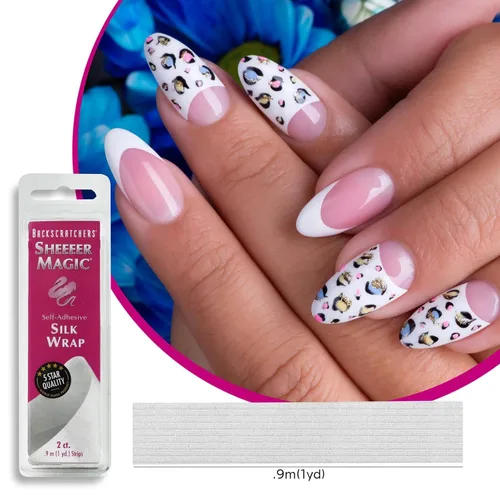 Miniatura 5 de Backscratchers Sheeeer Magic Silk Wrap - Herramienta de manicura autoadhesiva para arte de uñas, extensión de uñas de bricolaje, 2