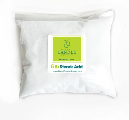 Miniatura 8 de Direct Candle Supply - Ácido esteárico para hacer velas, hacer jabón, hacer lociones y cosméticos - a base de vegetales (1 lb)