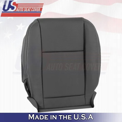 Miniatura 5 de U.S.AutoSeatCover 2011 2012 2013 Compatible con Dodge Charger Driver Passenger Bottom Fundas de asiento de cuero BLK
