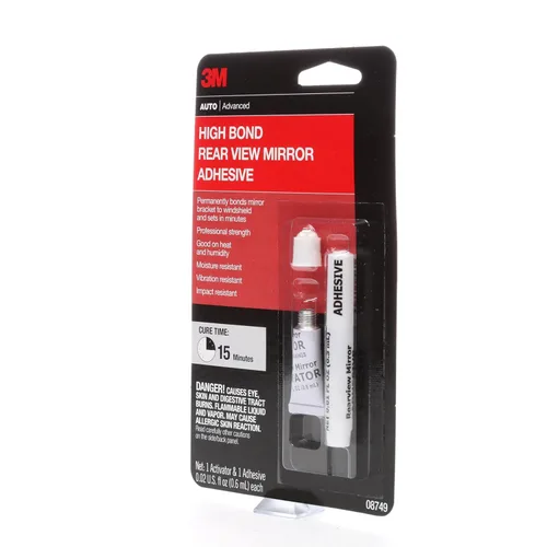 Miniatura 3 de 3MAdhesivo de espejo retrovisor de alta enlace, 08749, 0.02 fl oz