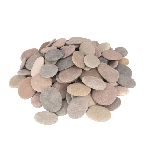 Miniatura 6 de [Aproximadamente 94 piezas – 100 piezas] (18 libras) Rocas para manualidades, Rocas para pintar, Rocas de río de 2.1"-3.5", Rocas planas, Rocas DIY