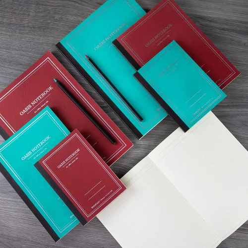 Miniatura 4 de Itoya ProFolio Oasis Cuaderno - Cuaderno Diario A5 Aguacate - Cuaderno Diario Rayado y Punteado para Trabajo - Diario de Arte para Artistas