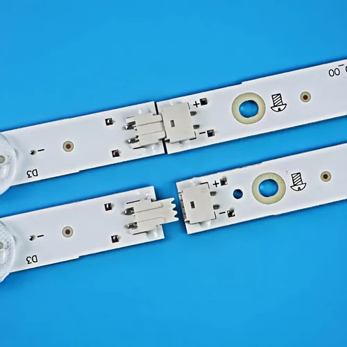 Miniatura 4 de Tiras LED (8) para TV Insignig 50" NS-50DF710NA19 NS-50DF710NA21 NS-50F301NA24 LB50091 V1_00 LC-50LB601U TPT500J1 TPT500U1-QVN03.U