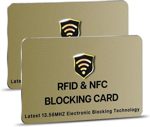 Miniatura 12 de SaiTech IT Paquete de 5 Tarjetas de Bloqueo RFID, Una Tarjeta Protege Toda la Billetera y Cartera, Protector de Tarjetas de Débito y Crédito