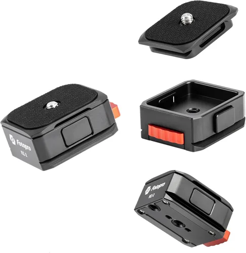 Miniatura 5 de Fotopro Claw - Juego de placas de liberación rápida, tornillo de 1/4 de pulgada, kit universal de configuración rápida para trípode de cámara