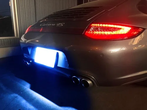 Miniatura 4 de iJDMTOY OEM-Fit Kit de luces LED completas para placa de matrícula en color azul hielo para Volkswagen Golf GTi, CC, Rabbit, Eos, Beetle; Compatible