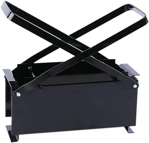 Fabricante de briquetas de troncos de papel, máquina manual de prensa de papel, registro de papel, reciclaje de bricolaje, herramienta casera para