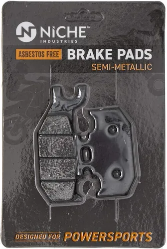 NICHE Juego Pastillas de Freno Trasero Izquierda/Derecha para Polaris ACE Ranger 150 1912971 Semi-Metálico