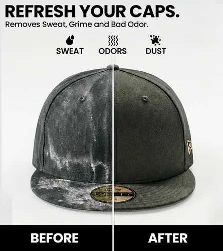 Miniatura 7 de EVEO Hat Cleaner for Baseball Caps - Hat Cleaning Kit Sweat Stain Remover & Deordorizer Hat Saver for Felt, Cowboy & Caps