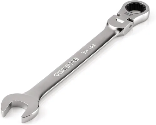 Miniatura 16 de TEKTON Llave combinada de trinquete de 12 puntos con cabezal flexible de 7 mm (0.276 in) WRC26407