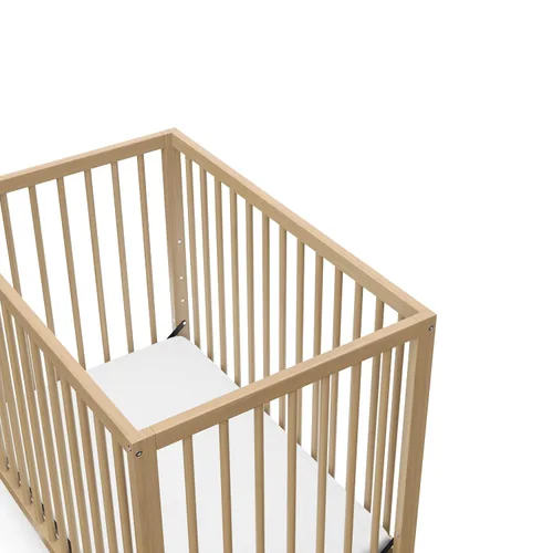 Miniatura 6 de Graco Teddi - Mini cuna convertible 4 en 1 con colchón adicional resistente al agua (Driftwood), certificado GREENGUARD Gold, colchón de 2.75