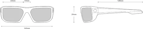 Miniatura 6 de Spy Optic Mccoy - Gafas de sol rectangulares para hombre, 2.480 in
