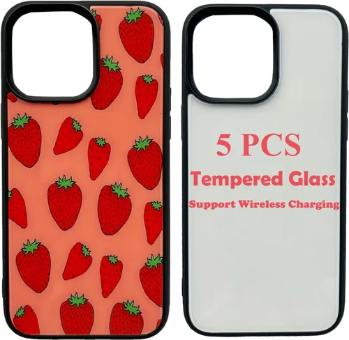 Miniatura 10 de JUSTRY 5 fundas para teléfono de sublimación a granel compatibles con iPhone 14 Pro Max, 6.7 pulgadas (2022), fácil de sublimar, funda