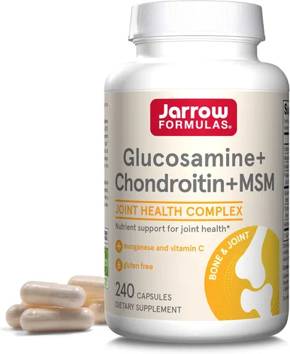 Sumplemento Jarrow Formulas glucosamina, condroitina y MSM, GCM240, 1, 1