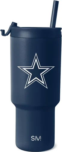Miniatura 19 de Simple Modern - Vaso de 30 oz con tapa abatible y tapa con pajita Arizona Cardinals