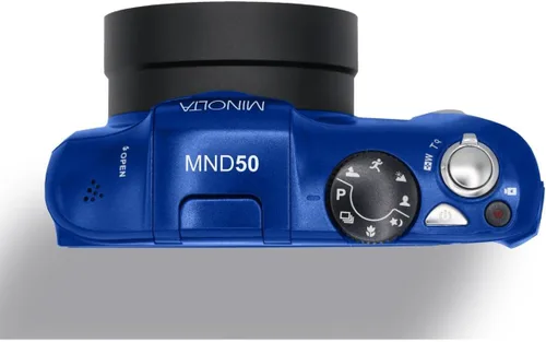 Miniatura 7 de Minolta Cámara digital de 48 MP: video 4K Ultra HD, zoom digital 16X, pantalla LCD de 3.0 pulgadas, antivibración, lapso de tiempo, detección Azul