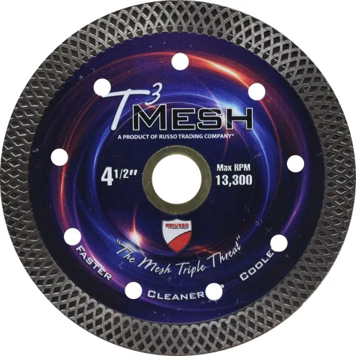 Russo Trading Company Cuchillas de diamante de malla T3 (4 1/2")