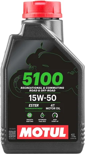 Miniatura 11 de Motul 5100 4T 10W40 - Aceite de motocicleta de alto rendimiento Technosynthese® con tecnología de éster - 4L 10W x 40L