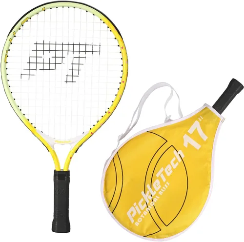 PICKLETECH Kids Tennis Racket for Junior Toddlers Starter Kit 17-25" Tennis Racquet for Girls and Boys with Carry Bag, Lightweight for Beginners
