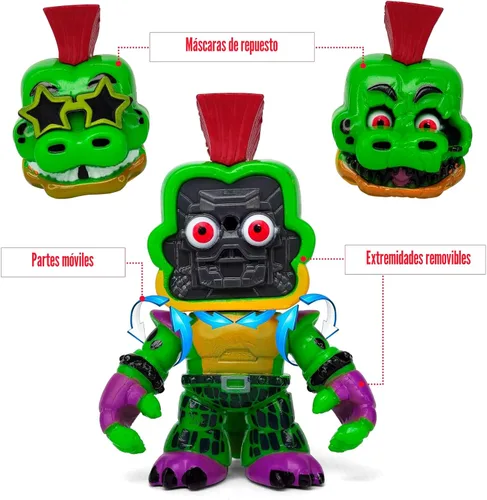 Miniatura 8 de Juego de 12 piezas inspiradas en el juego de cinco noches en Freddys Toys Colección de mini figuras con máscaras Figura de acción de FNAF
