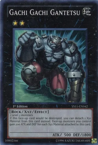 Yu-Gi-Oh! - Gachi Gachi Gantetsu (YS11-EN042) - Baraja de inicio: Dawn of The Xyz - 1ª Edición - Super Rare
