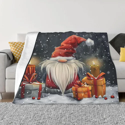 Miniatura 12 de Manta de franela estampada decorativa, hojas de otoño, manta suave para cama, sofá, decoración de silla, regalos para todas las estaciones, 60 x 50